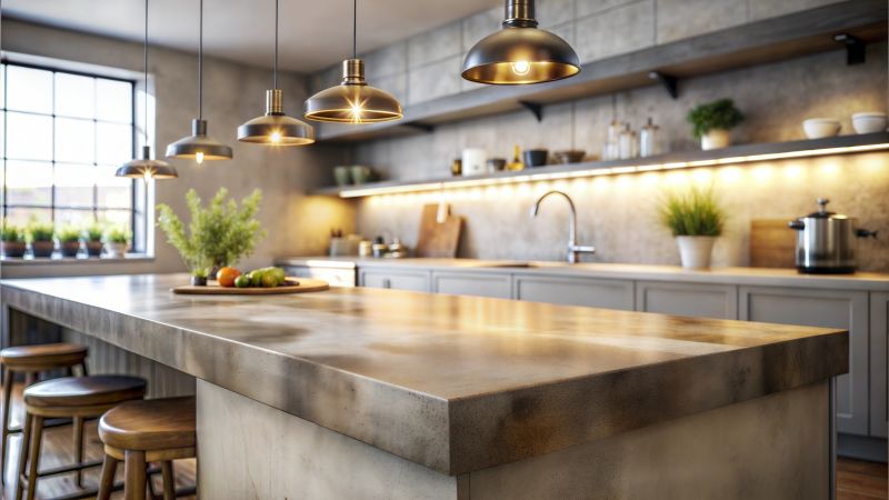 Cement Countertop Pouring in Napa, CA