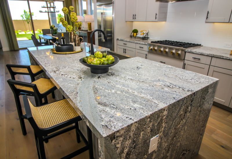Granite Slab Installation in Sonoma County, CA